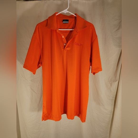Nike Golf Other - Nike Golf Dri-Fit Performance Men’s Size L Orange Short Sleeve Polo Shirt*‎